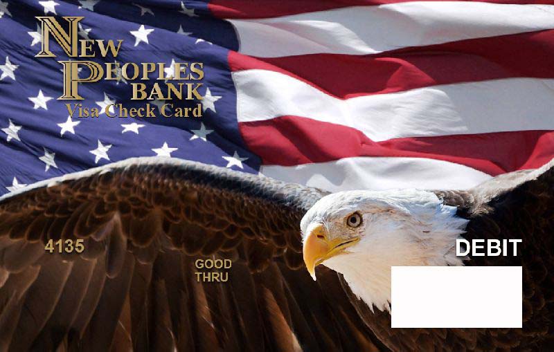 Card - Eagle Flag