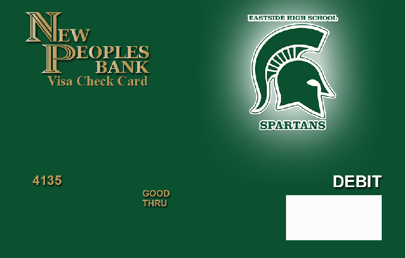 Card - Eastside Spartans - Green Card