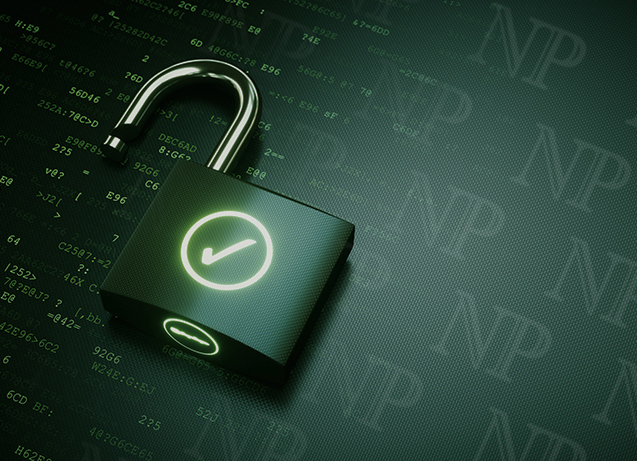 Online security lock.